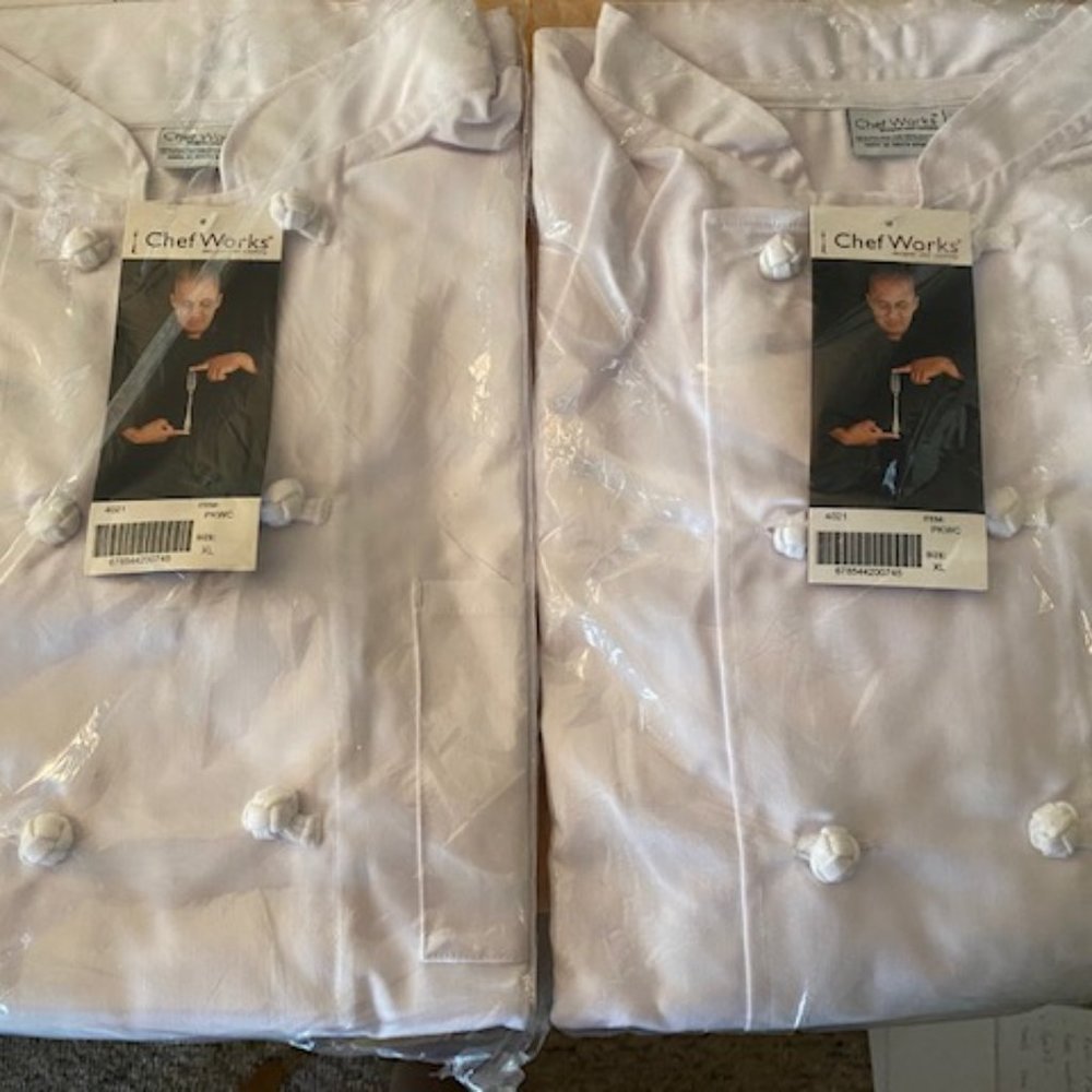 -Chef Works -Chef Jacket's  - XL - cloth knots